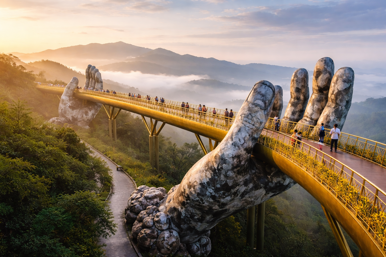 Golden Bridge Da Nang