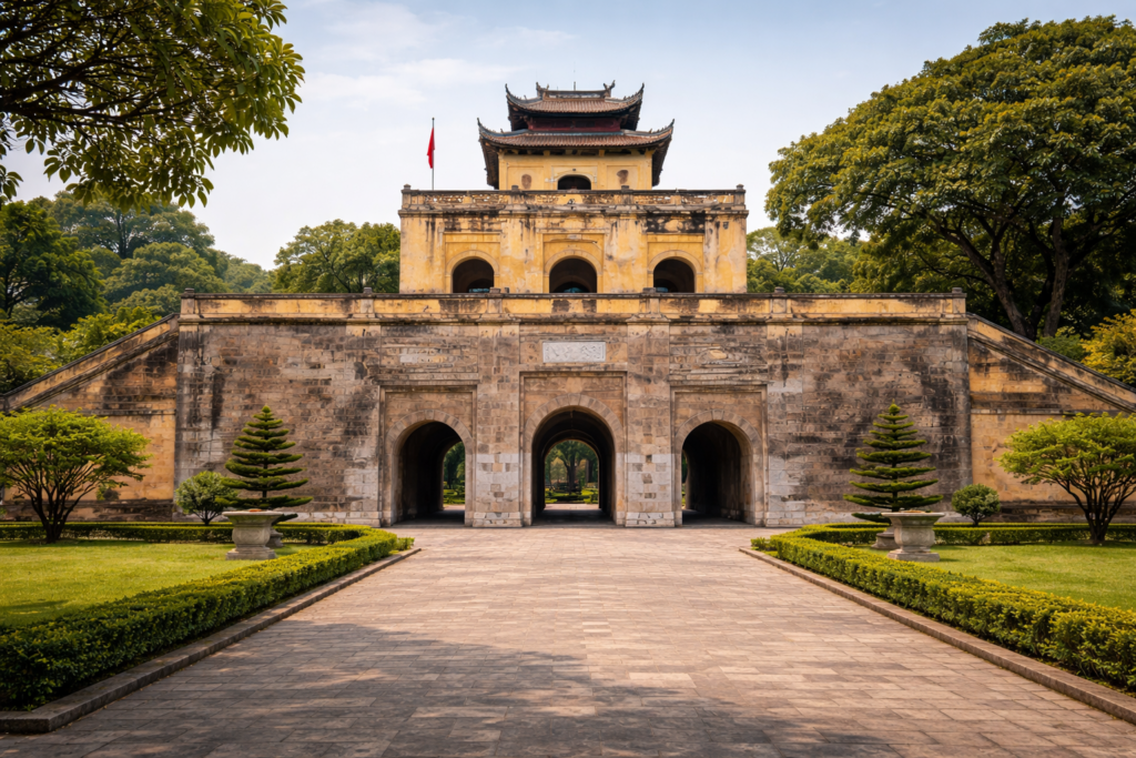 Đoan-Môn-Tor in der Kaiserlichen Zitadelle von Thăng Long in Hanoi