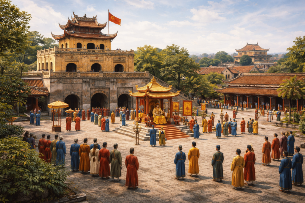 Kaiserliche Zitadelle von Thăng Long in Hanoi